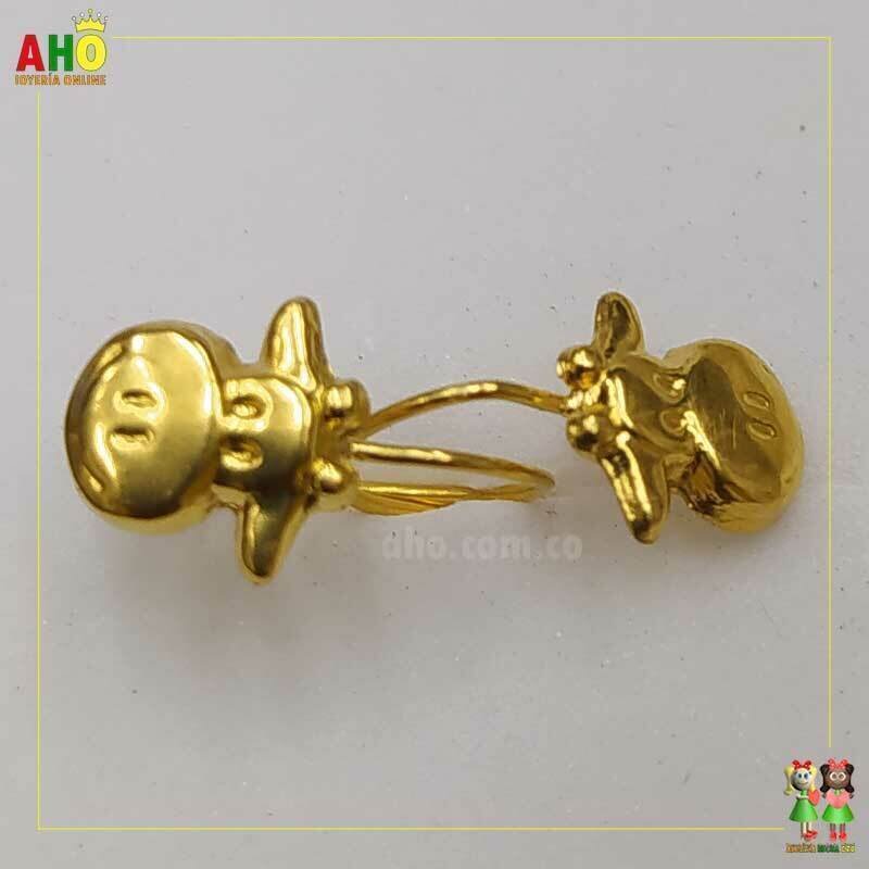Aretes Vaquita Oro18K