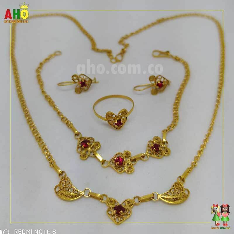 Aderezo Niñas Personalizado Oro18k
