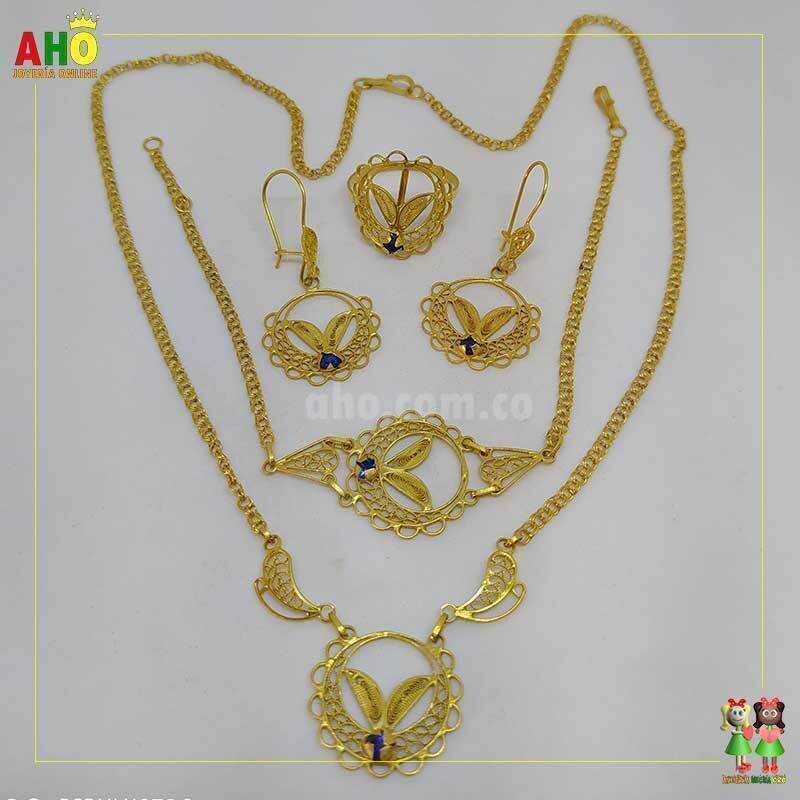 Aderezo Piedra Oro18k