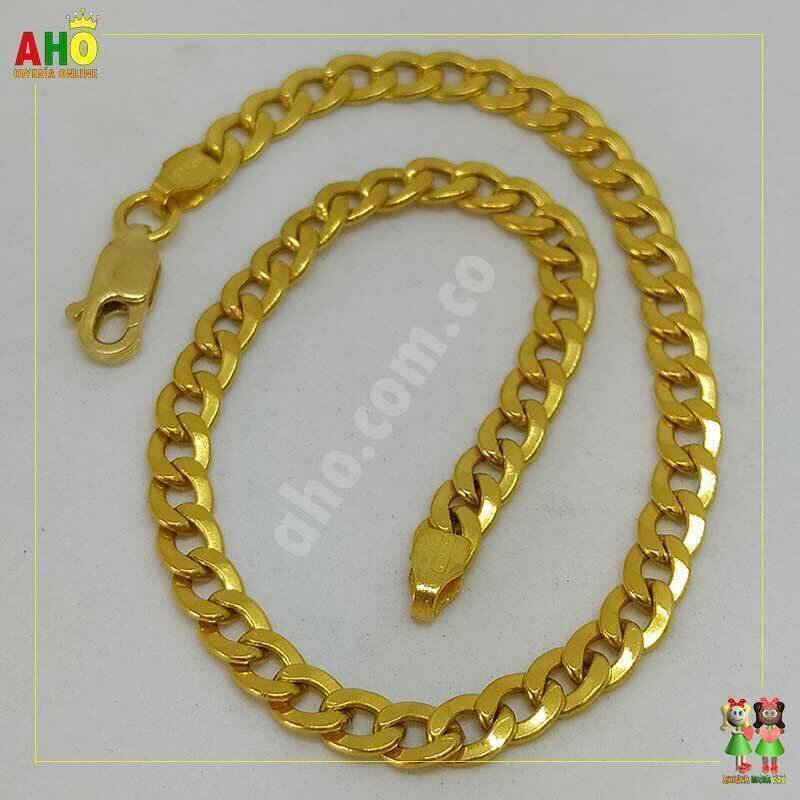 Pulsera Tejido Cubana Oro18k