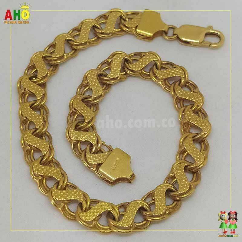 Pulsera Tejido S Oro18k