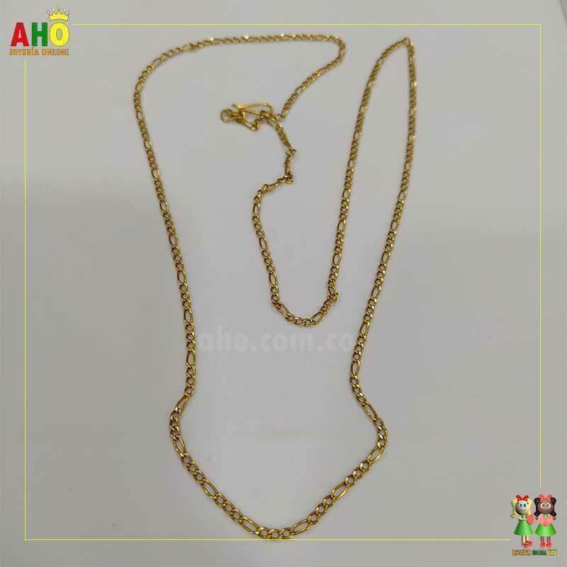 Cadena tres por una iataliano Oro18K