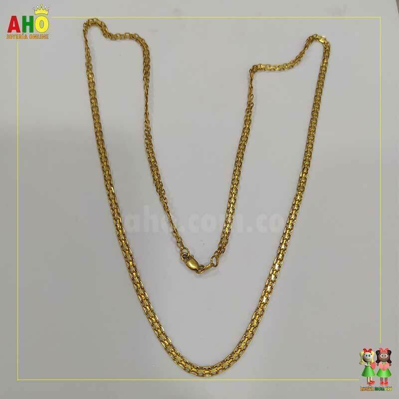Cadena Espejo Oro Iataliano 18k