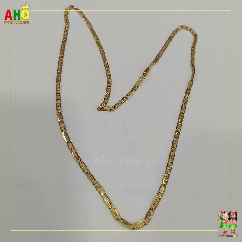 Cadena Plana Barroco Oro18K