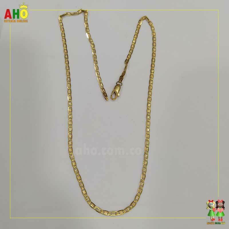 Cadena Plana Barroco Oro18K