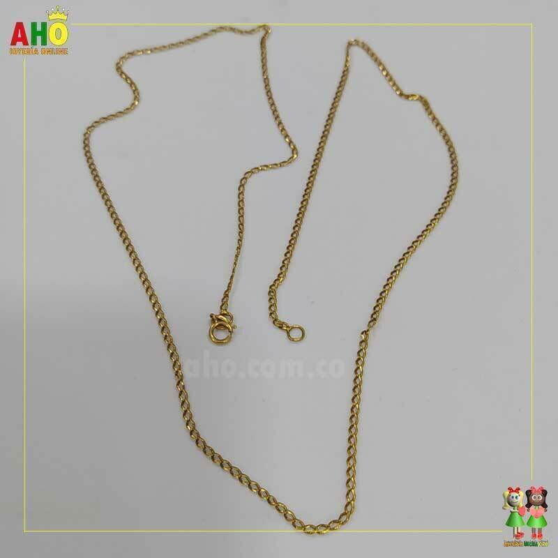 Cadena Cubana Oro18K