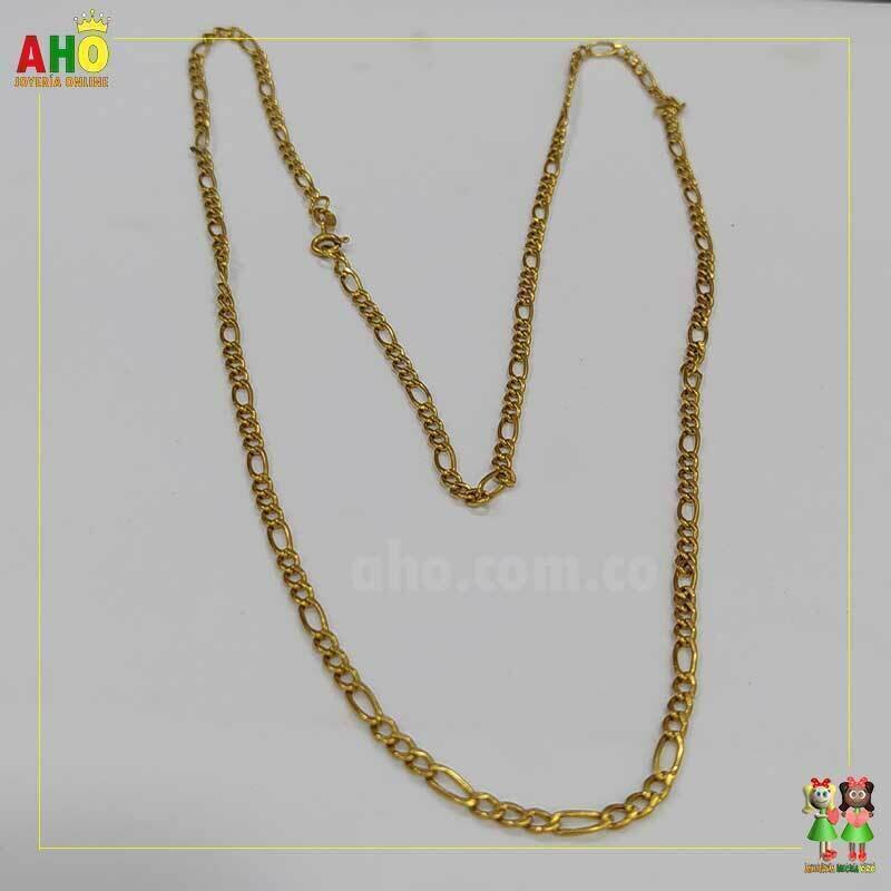 Cadena tres por una iataliano Oro18K