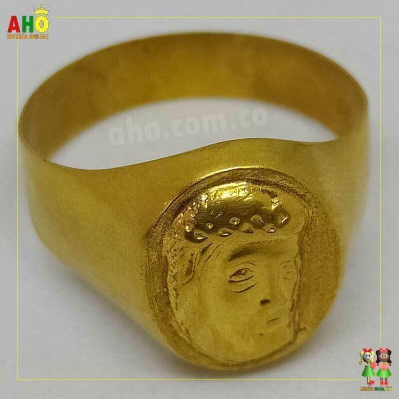 Anillo Rostro Oro18k