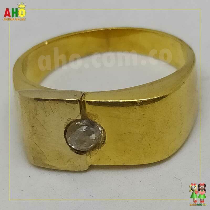 Anillo con piedra Oro18k