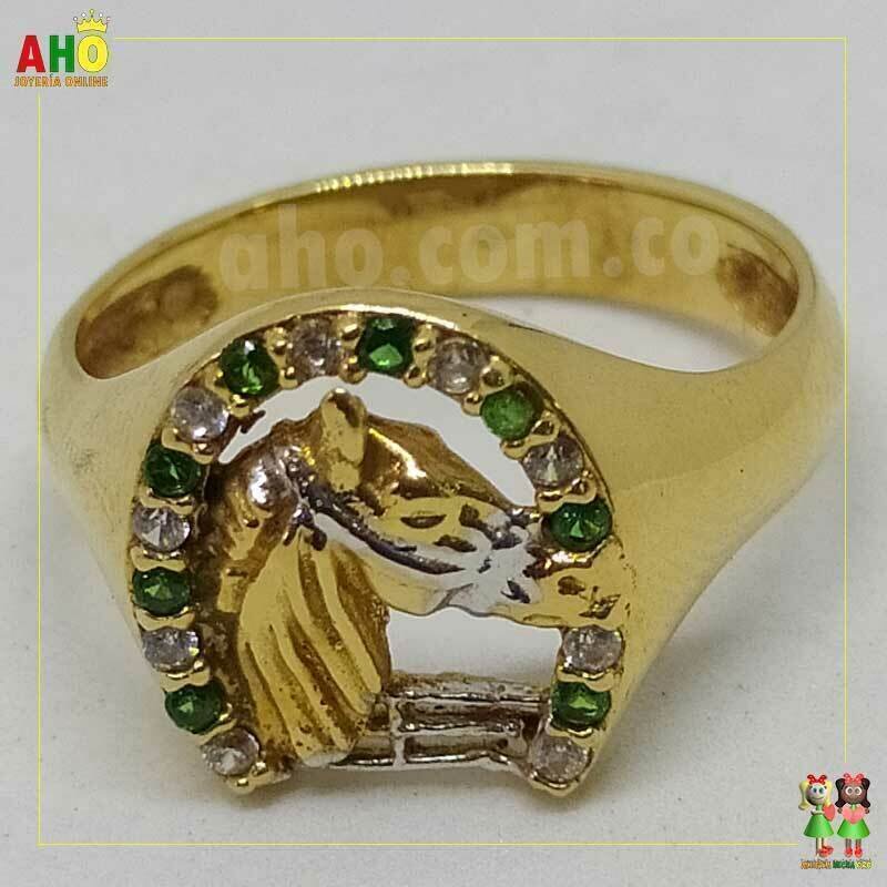 Anillo Herradura Oro18k
