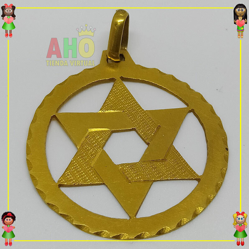 Dije Estrella de David Oro18K
