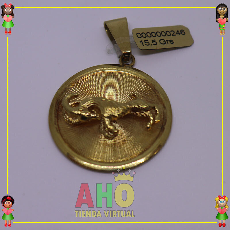 Dije Macizo Tauro Oro18k