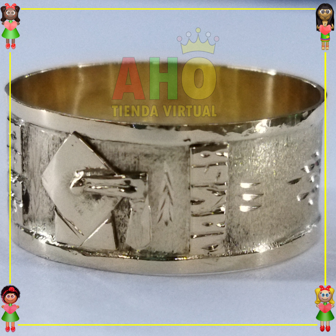 Anillo Semi Tubo Grados Oro18k