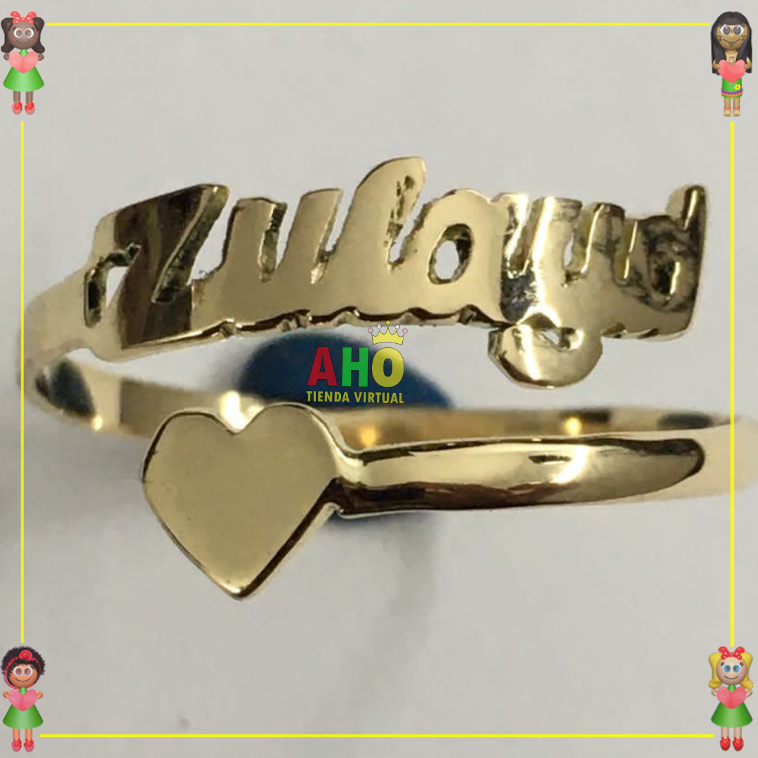 Anillo Nombre Zulayd Oro18k