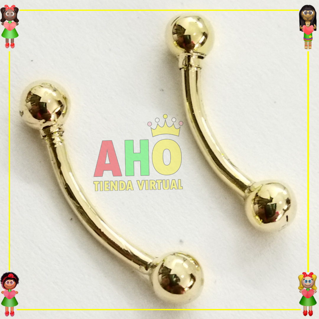 Piercing Seguridad Oreja Oro18k