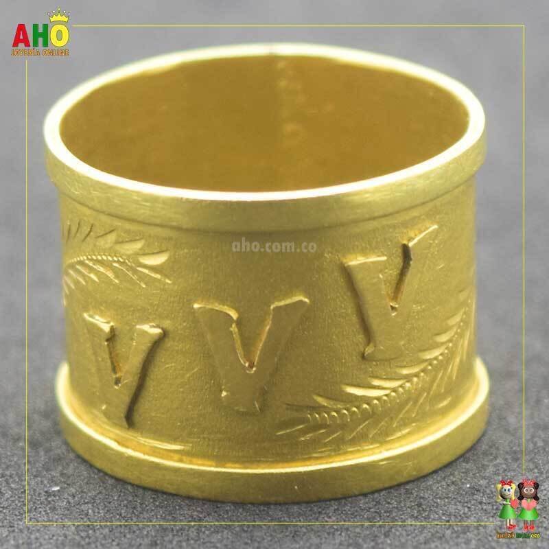 Anillo Tubo en Oro Chocoano Oro18k