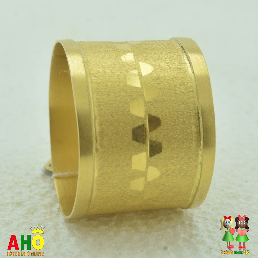 Anillo Tubo en Oro Chocoano Oro18k
