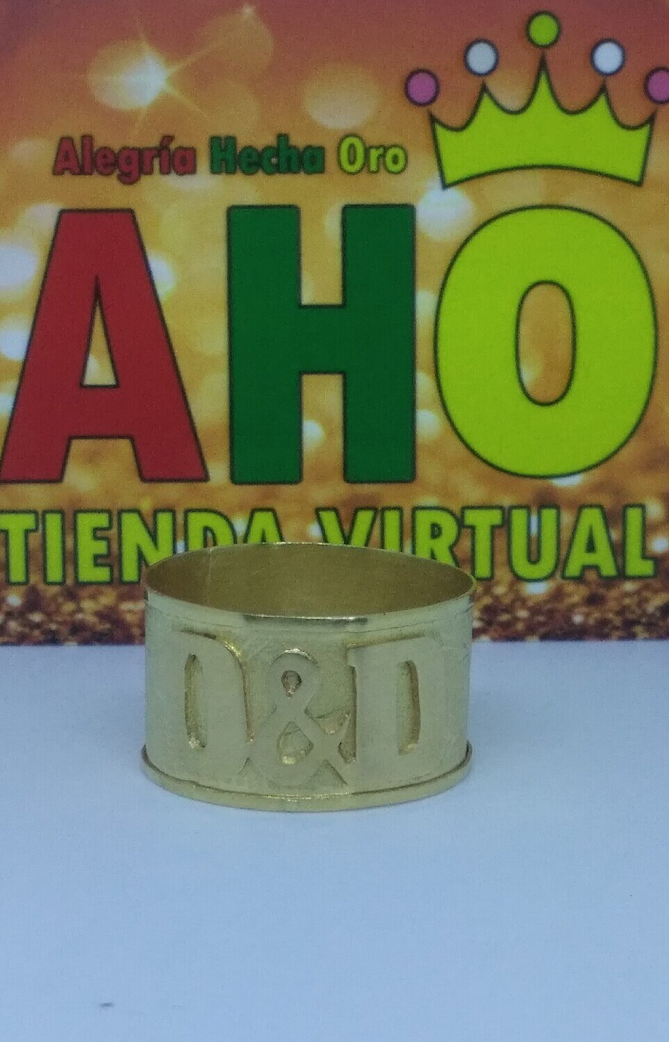 Anillo Tubo en Oro Chocoano Oro18k