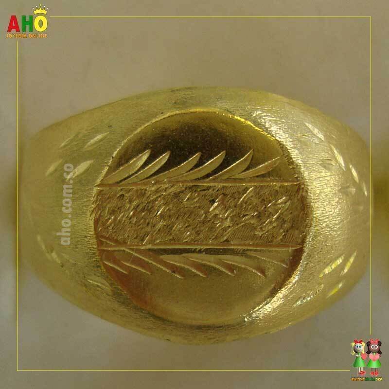 Anillo en Oro para Hombre Oro18k