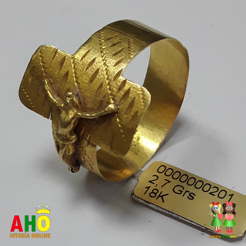 Anillo en Oro para Hombre Oro18k