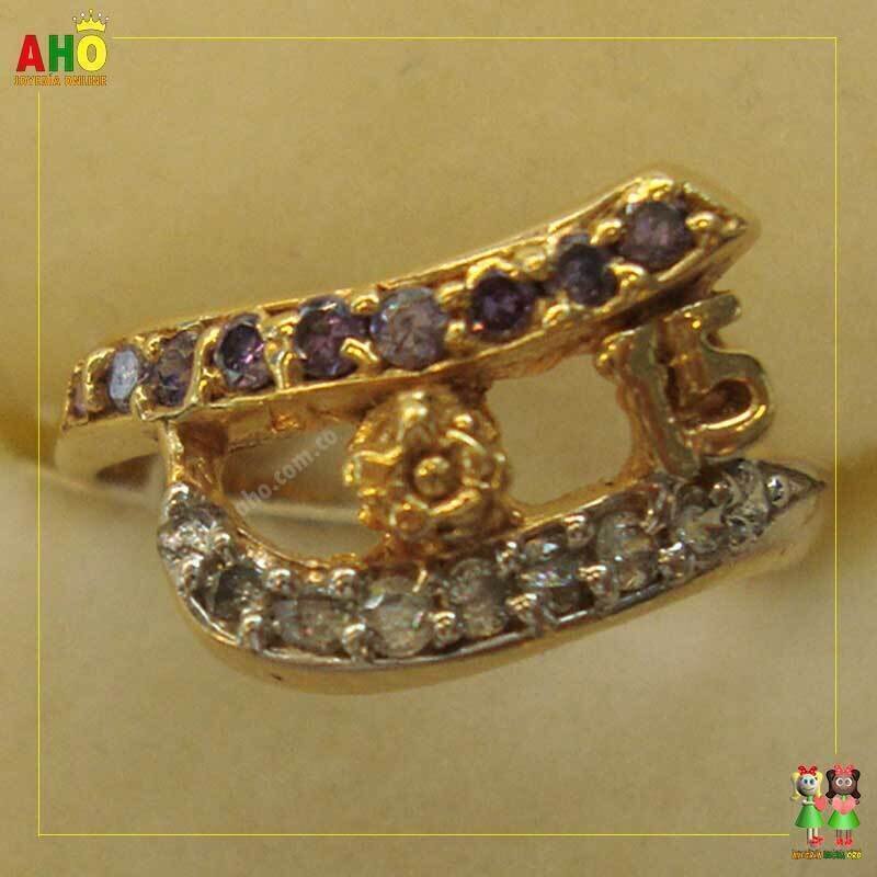 Anillo Quinces Oro18k