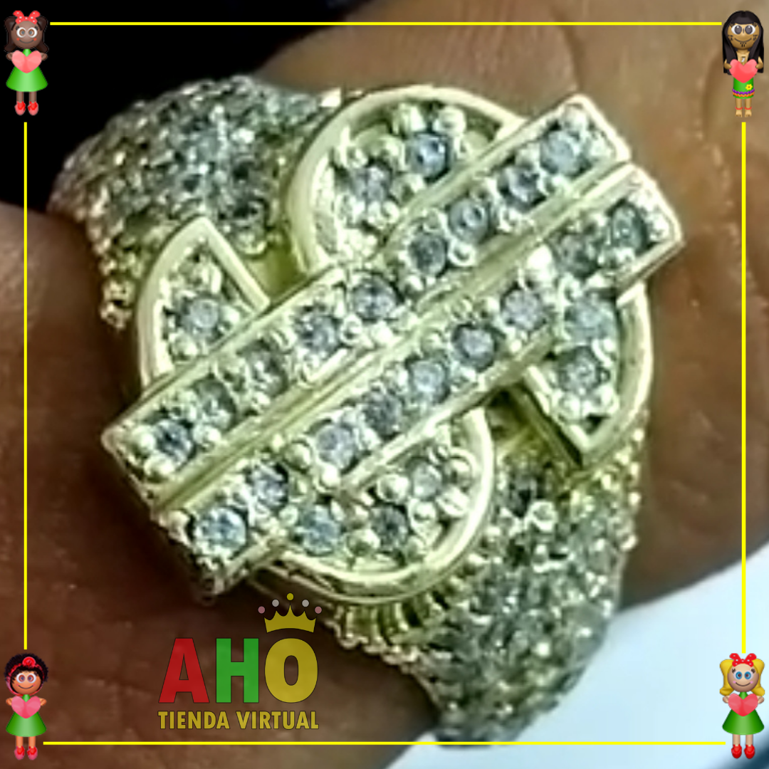 Anillo Signo Peso Oro18k