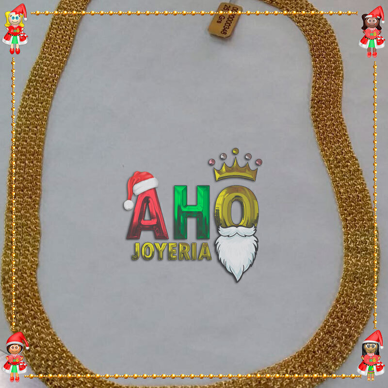 Cadena tejido Chino para Hombre Oro18K