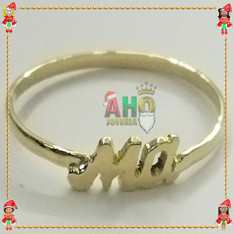 Anillo Letra Oro18k