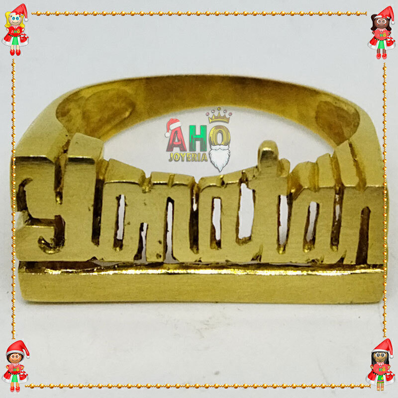 Anillo Nombre Yonatan Oro18k