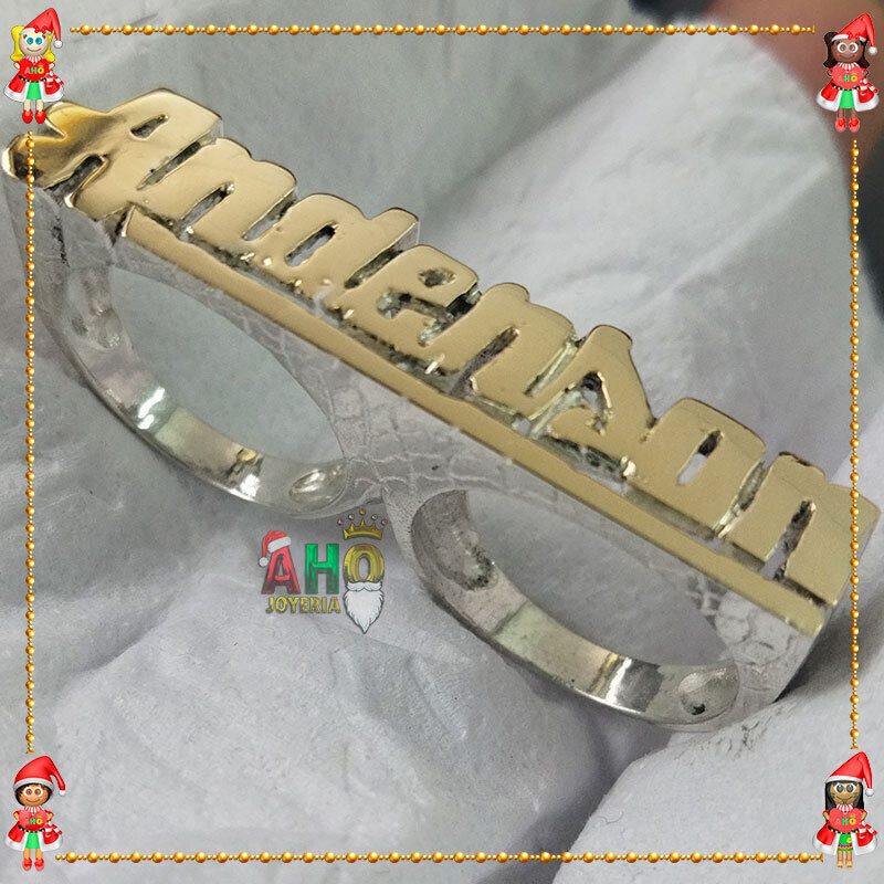 Anillo Nombre Anderson Oro18k