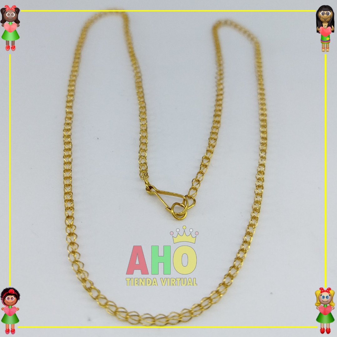 Cadena Espartillo Arte Chocoano Oro18K