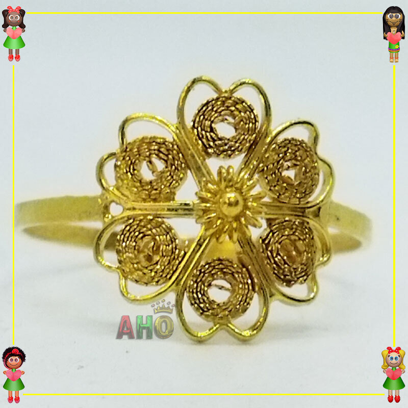 Anillo Filigrana Oro 18k