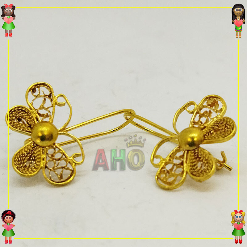 Aretes Filigrana Oro 18k