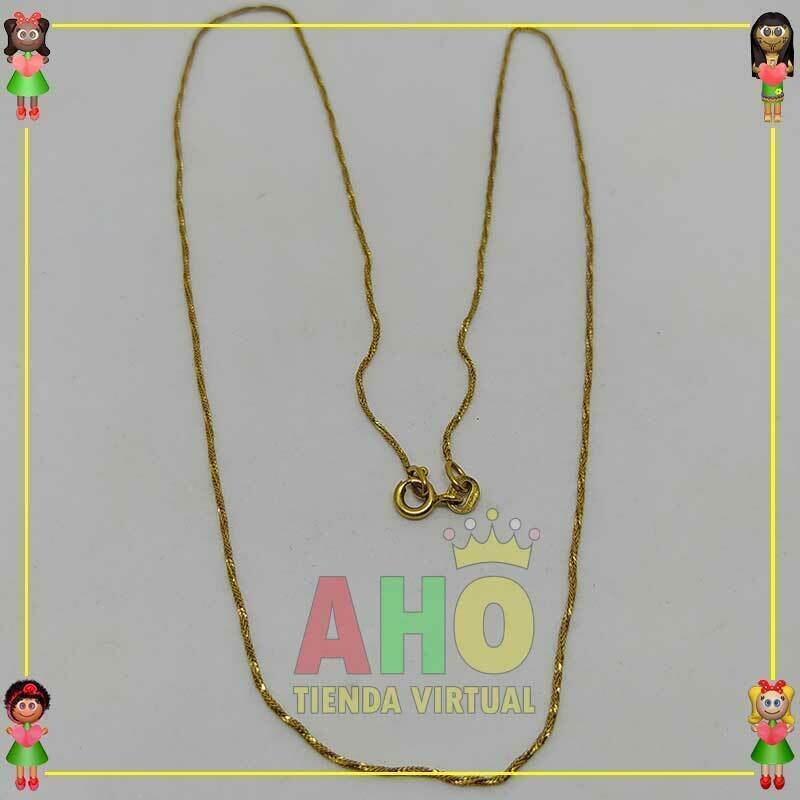 Cadena mujer Oro Italiano Oro18K