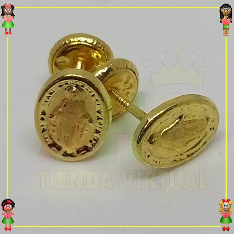 Topo Seguridad Virgen Oro18k
