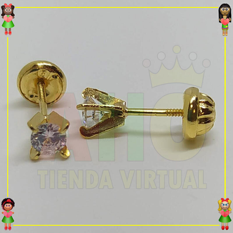 Topo Seguridad Piedra Oro18k