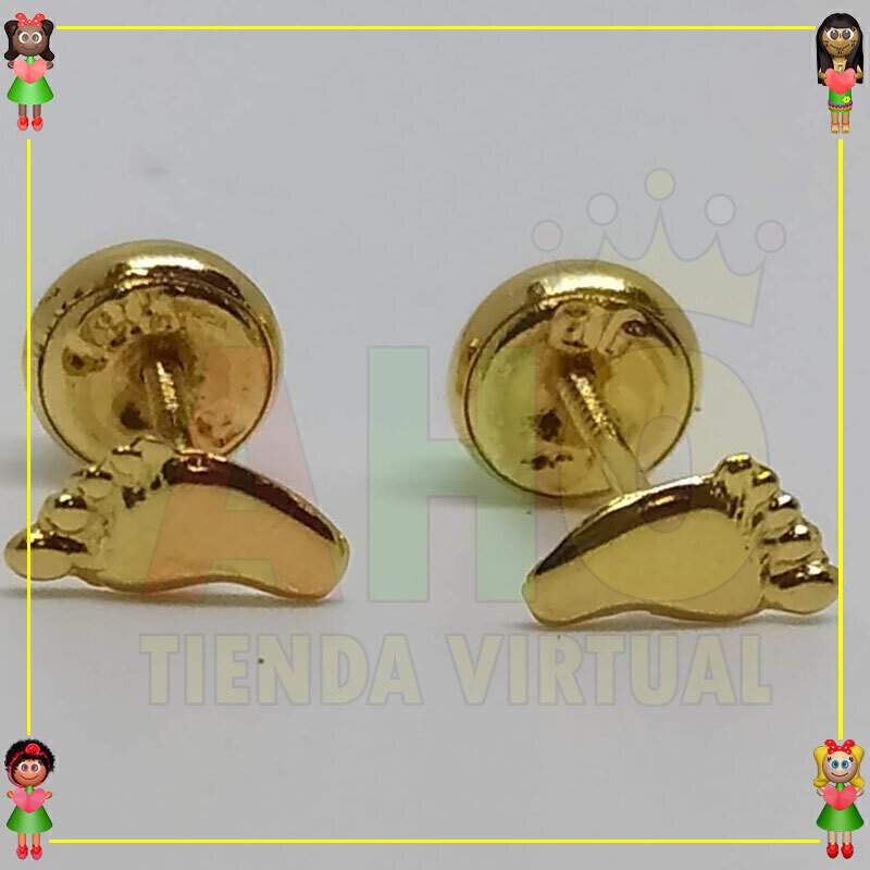 Topo Seguridad Pies Oro18k