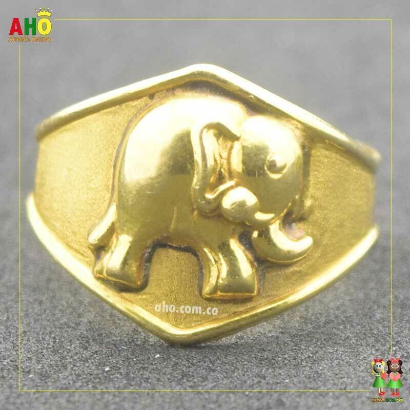 Anillo Elefante Oro18k