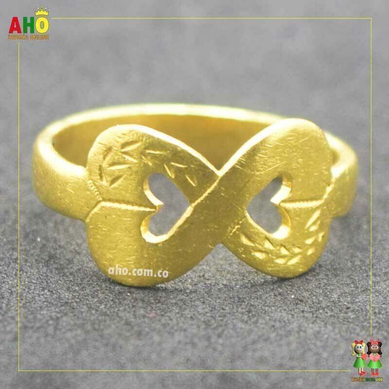 Anillo Infinito para Mujer Oro18k