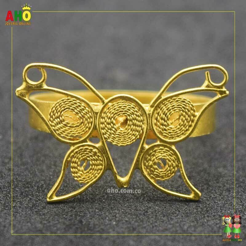 Anillo Mariposa Oro18k