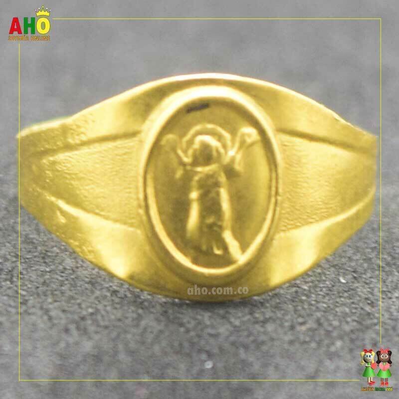 Anillo Niños Jesus Oro18k