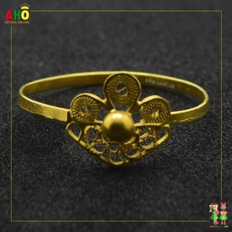 Anillo Filigrana Arte Chocoano Oro18k