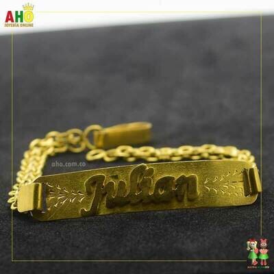 Pulsera Marcada Julian Oro18k
