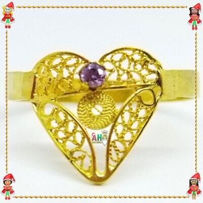 Anillo Filigrana Arte Chocoano Oro18k