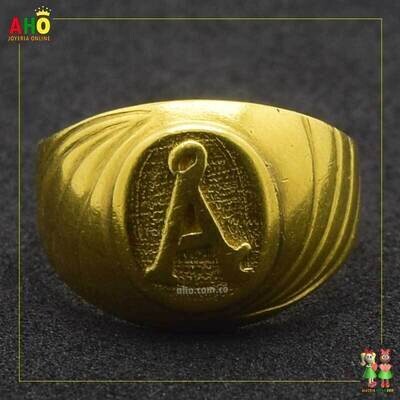 Anillo Letra Oro18k