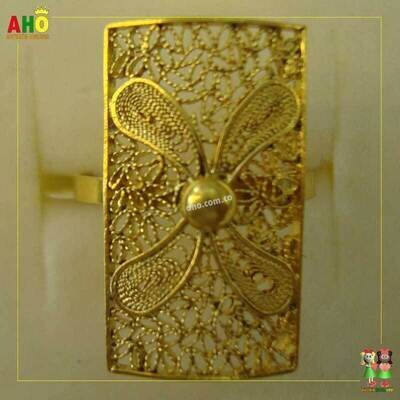 Anillo Filigrana Arte Chocoano Oro18k