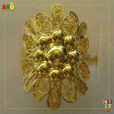 Anillo Filigrana Arte Chocoano Oro18k