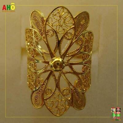 Anillo Filigrana Arte Chocoano Oro18k