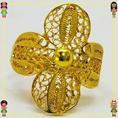 Anillo Filigrana Oro 18k