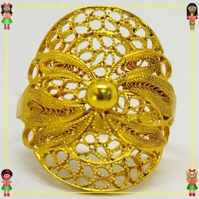 Anillo Filigrana Oro 18k